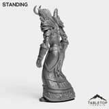 Tabletop Terrain Miniature Undead Warlock Female Tier 1
