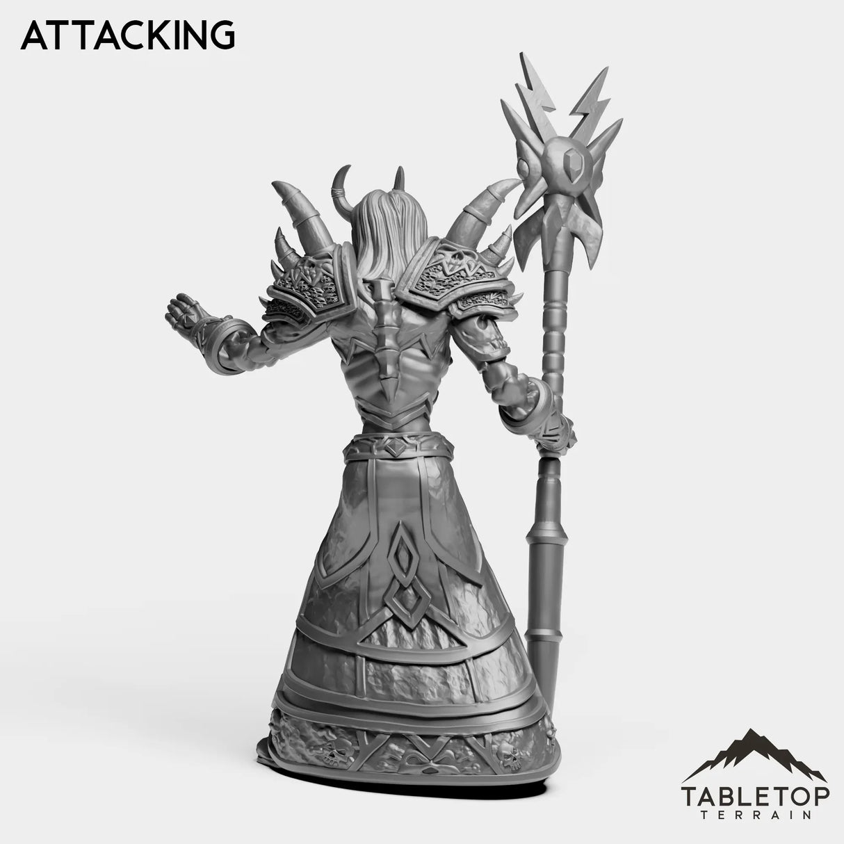 Tabletop Terrain Miniature Undead Warlock Female Tier 1