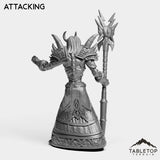 Tabletop Terrain Miniature Undead Warlock Female Tier 1