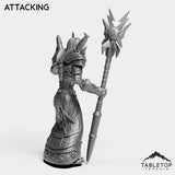 Tabletop Terrain Miniature Undead Warlock Female Tier 1