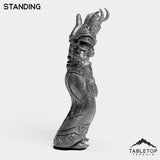 Tabletop Terrain Miniature Undead Warlock Female Tier 1