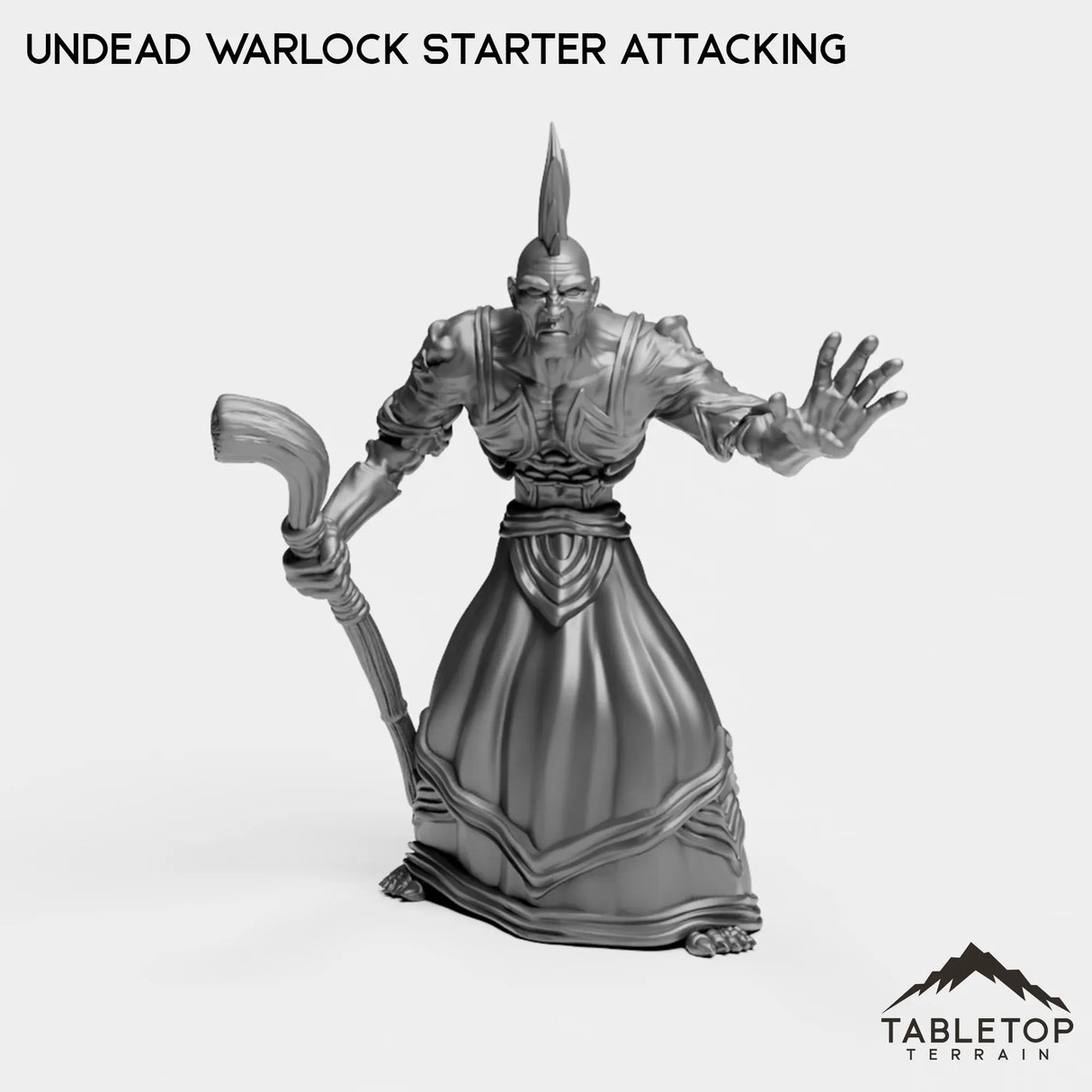 Tabletop Terrain Miniature Undead Warlock Starter Attacking Undead Starters