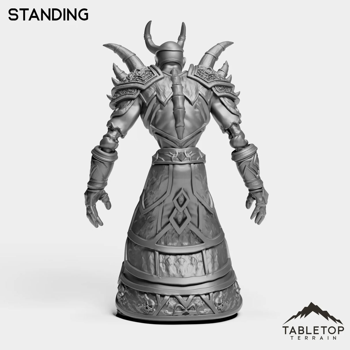 Tabletop Terrain Miniature Undead Warlock Tier 1