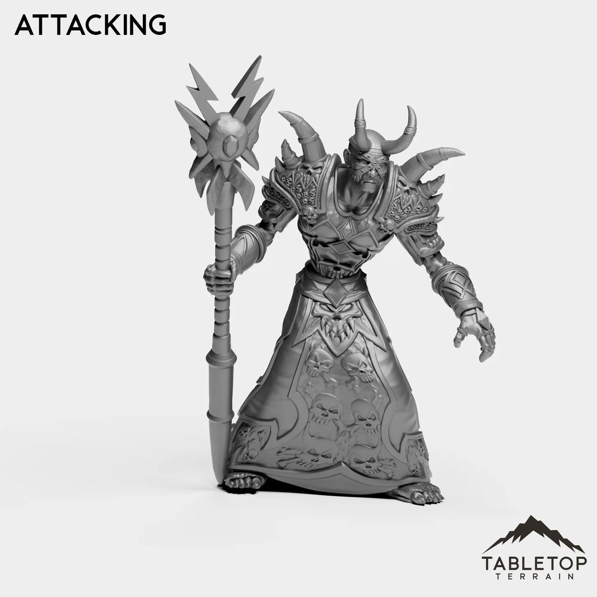 Tabletop Terrain Miniature Undead Warlock Tier 1