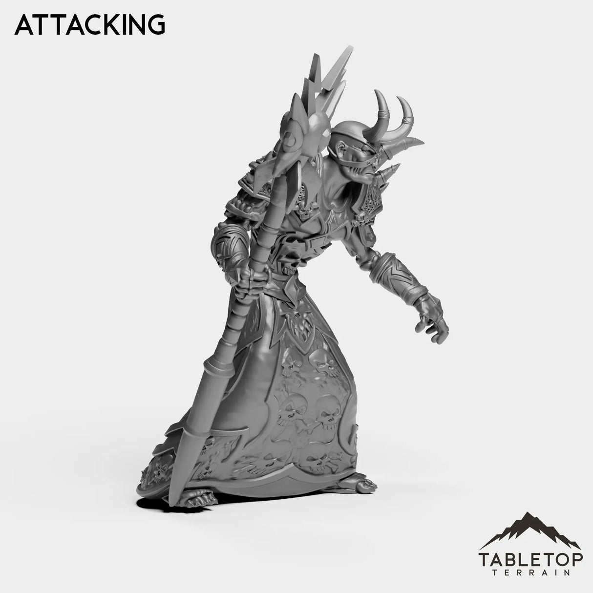 Tabletop Terrain Miniature Undead Warlock Tier 1