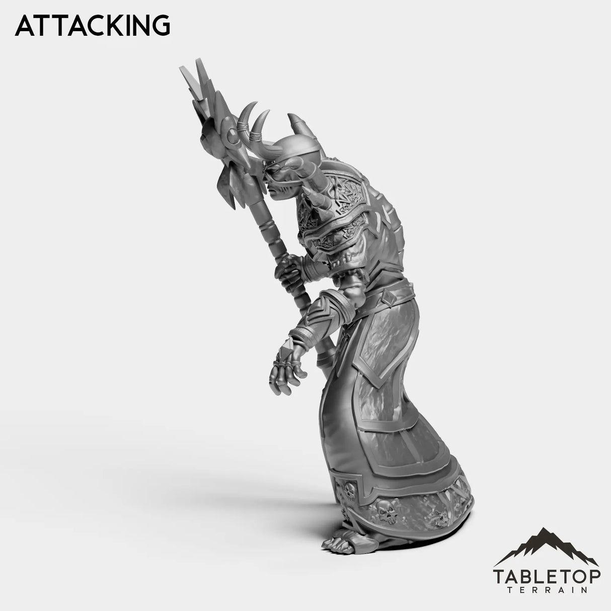 Tabletop Terrain Miniature Undead Warlock Tier 1