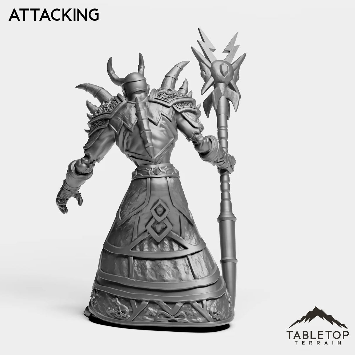 Tabletop Terrain Miniature Undead Warlock Tier 1