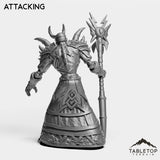 Tabletop Terrain Miniature Undead Warlock Tier 1