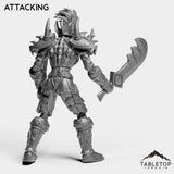Tabletop Terrain Miniature Undead Warrior Female Tier 1