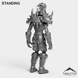 Tabletop Terrain Miniature Undead Warrior Female Tier 1