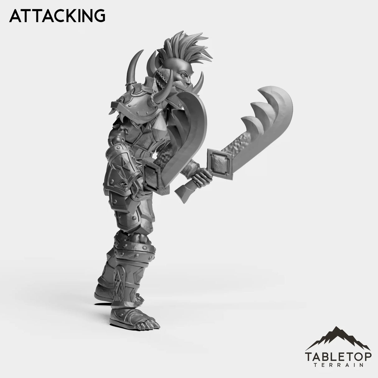 Tabletop Terrain Miniature Undead Warrior Female Tier 1