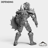 Tabletop Terrain Miniature Undead Warrior Female Tier 1