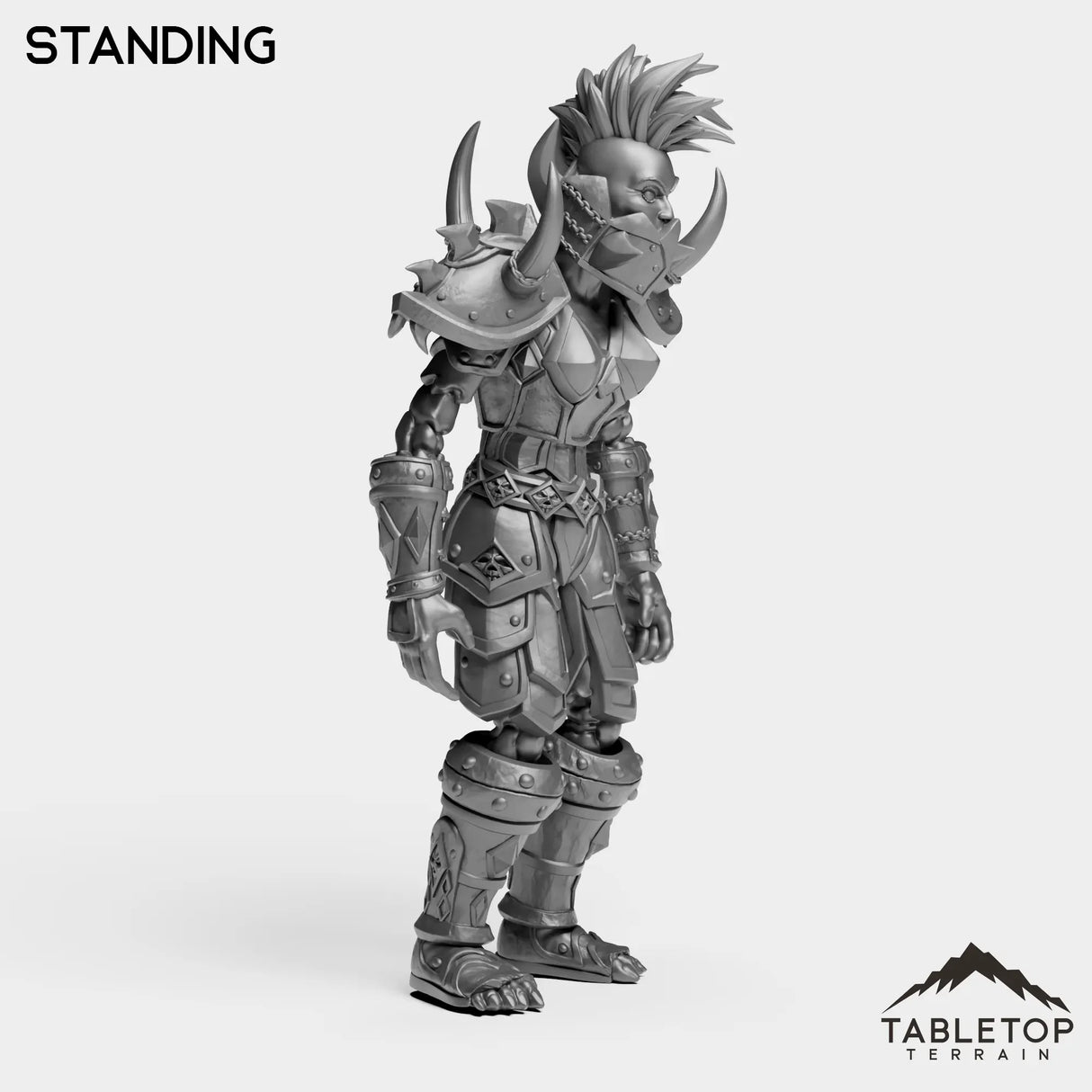 Tabletop Terrain Miniature Undead Warrior Female Tier 1
