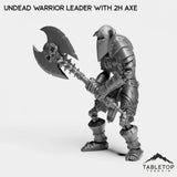 Tabletop Terrain Miniature Undead Warrior Leader with 2H Axe