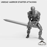 Tabletop Terrain Miniature Undead Warrior Starter Attacking Undead Starters