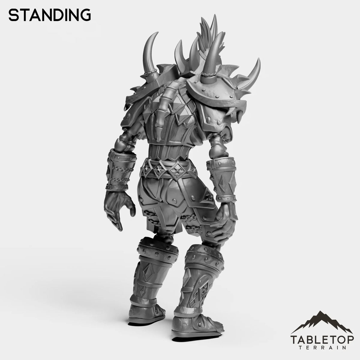 Tabletop Terrain Miniature Undead Warrior Tier 1