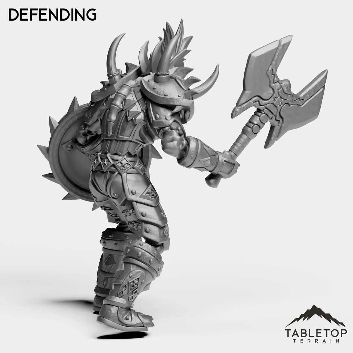 Tabletop Terrain Miniature Undead Warrior Tier 1