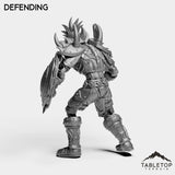 Tabletop Terrain Miniature Undead Warrior Tier 1