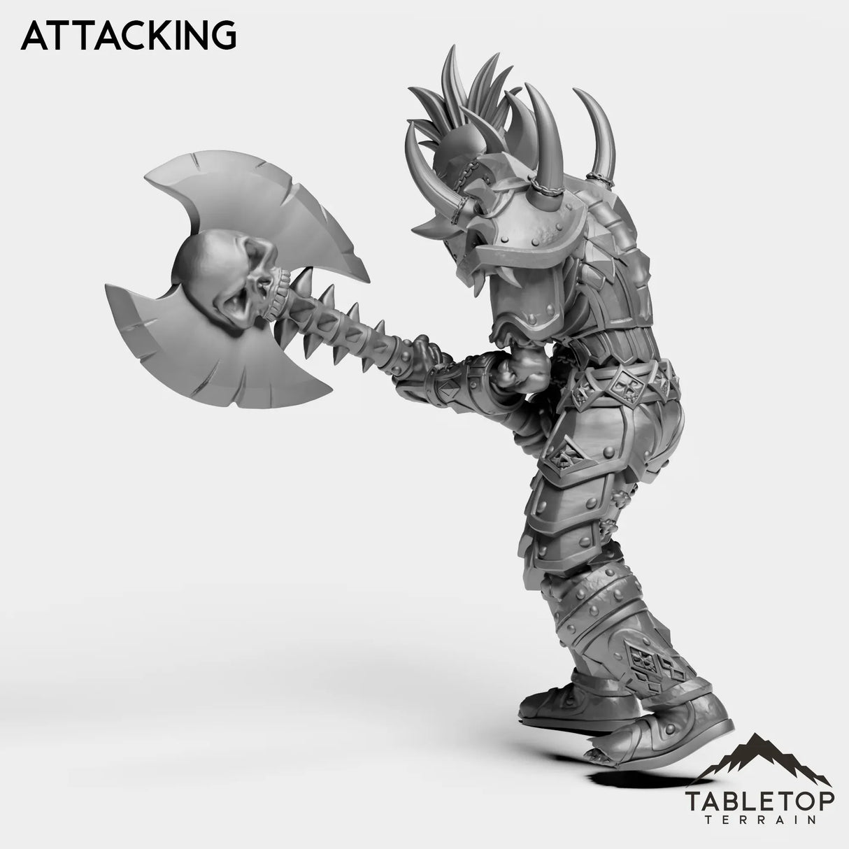 Tabletop Terrain Miniature Undead Warrior Tier 1