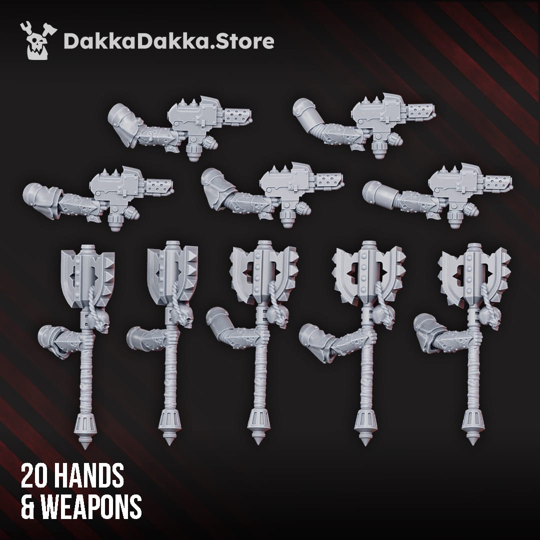 Tabletop Terrain Miniature Unholy BFG Squad (build kit)