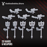 Tabletop Terrain Miniature Unholy BFG Squad (build kit)