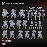 Tabletop Terrain Miniature Unholy BFG Squad (build kit)