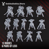 Tabletop Terrain Miniature Unholy BFG Squad (build kit)