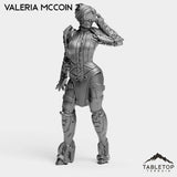 Tabletop Terrain Miniature Valeria McCoin 2 Valeria McCoin - Raid44 Highway Patrol