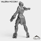 Tabletop Terrain Miniature Valeria McCoin - Raid44 Highway Patrol
