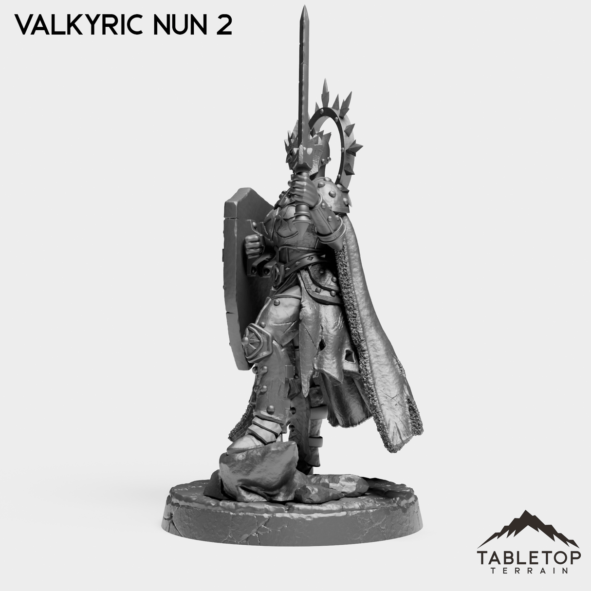 Tabletop Terrain Miniature Valkyric Nuns - Add-ons