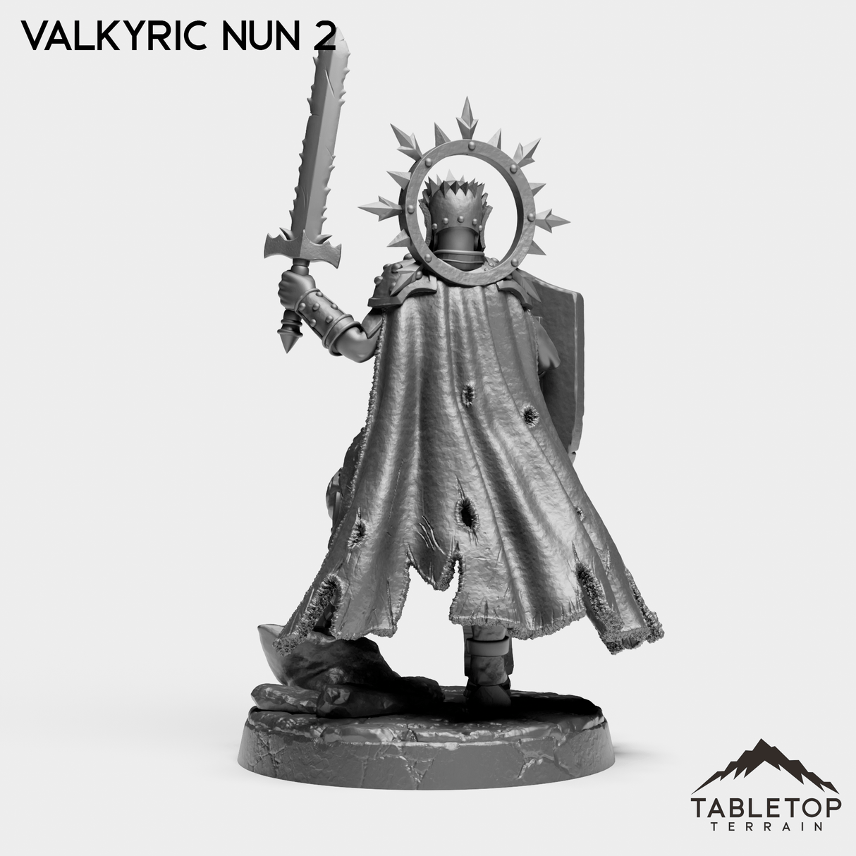 Tabletop Terrain Miniature Valkyric Nuns - Add-ons
