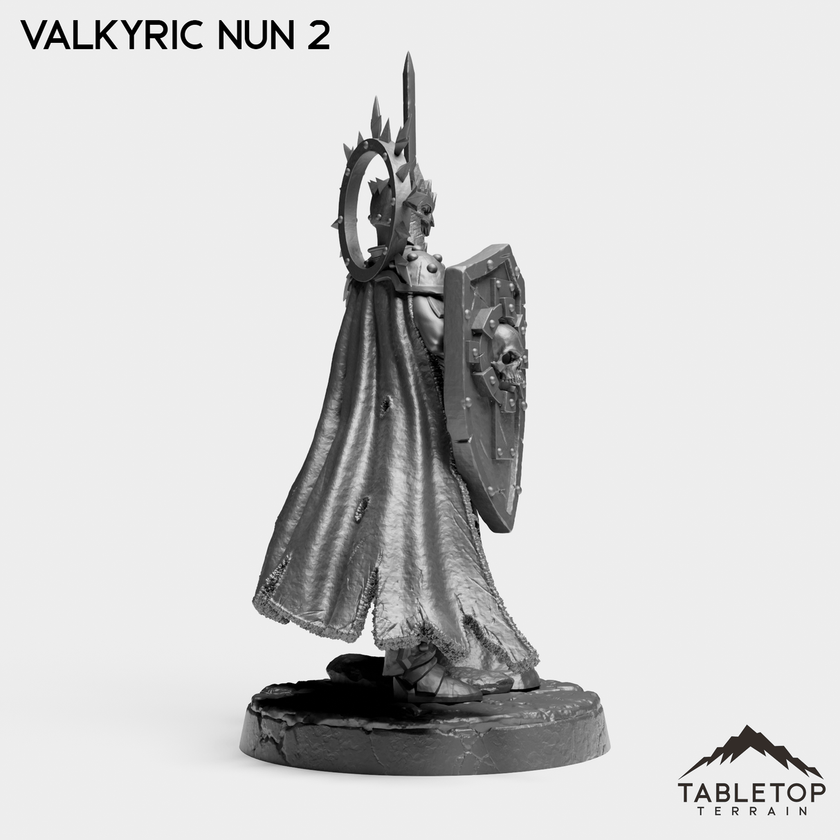 Tabletop Terrain Miniature Valkyric Nuns - Add-ons
