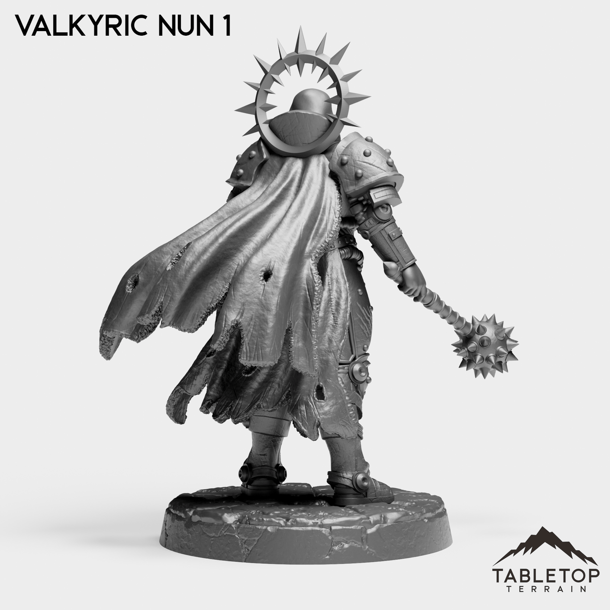 Tabletop Terrain Miniature Valkyric Nuns - Add-ons