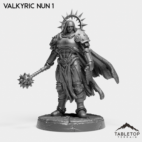 Tabletop Terrain Miniature Valkyric Nuns - Add-ons