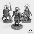 Tabletop Terrain Miniature Valkyric Nuns - The Norse Procession