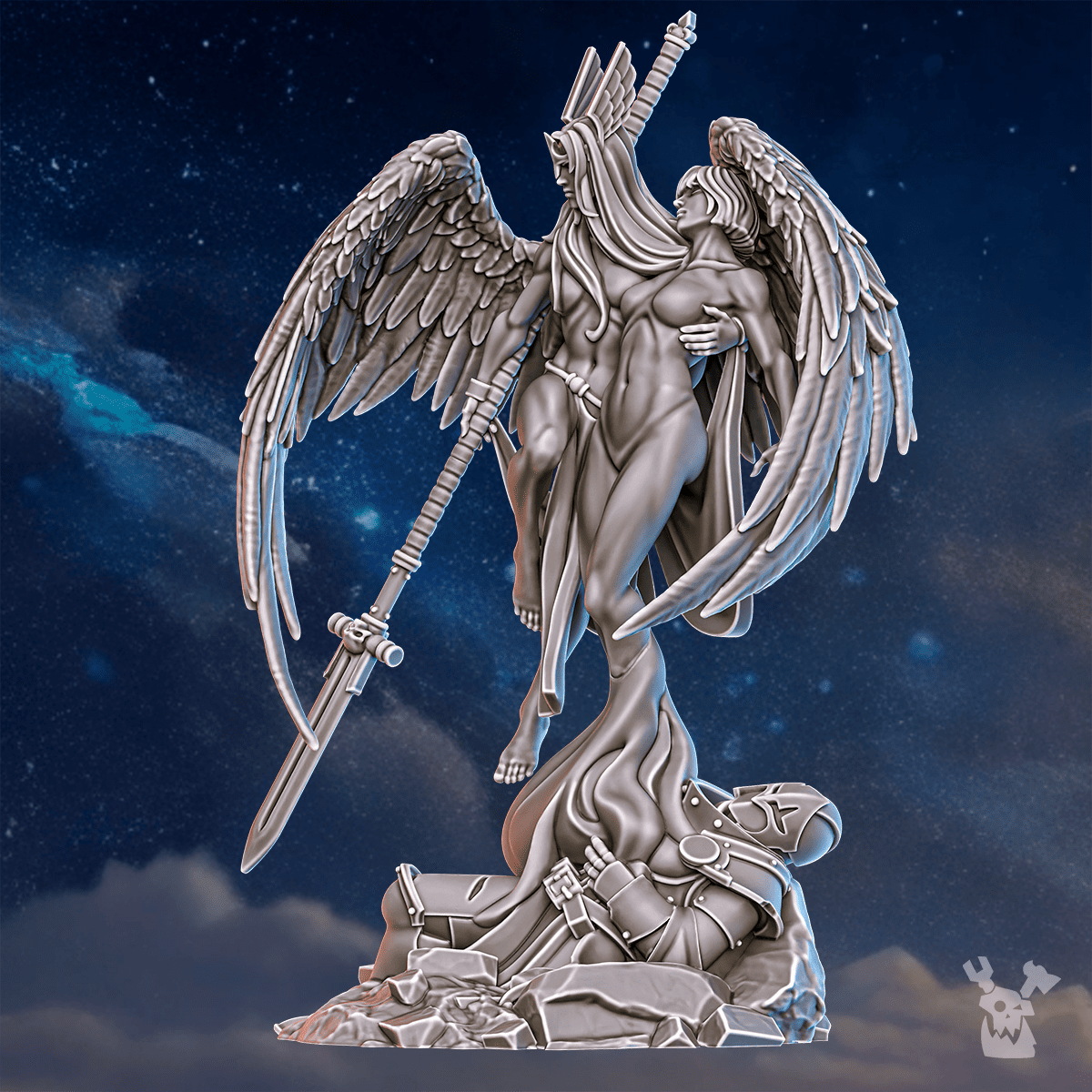 Tabletop Terrain Miniature Valkyrie Warmaster Air