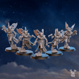 Tabletop Terrain Miniature Valkyries Squad x5