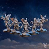 Tabletop Terrain Miniature Valkyries Squad x5