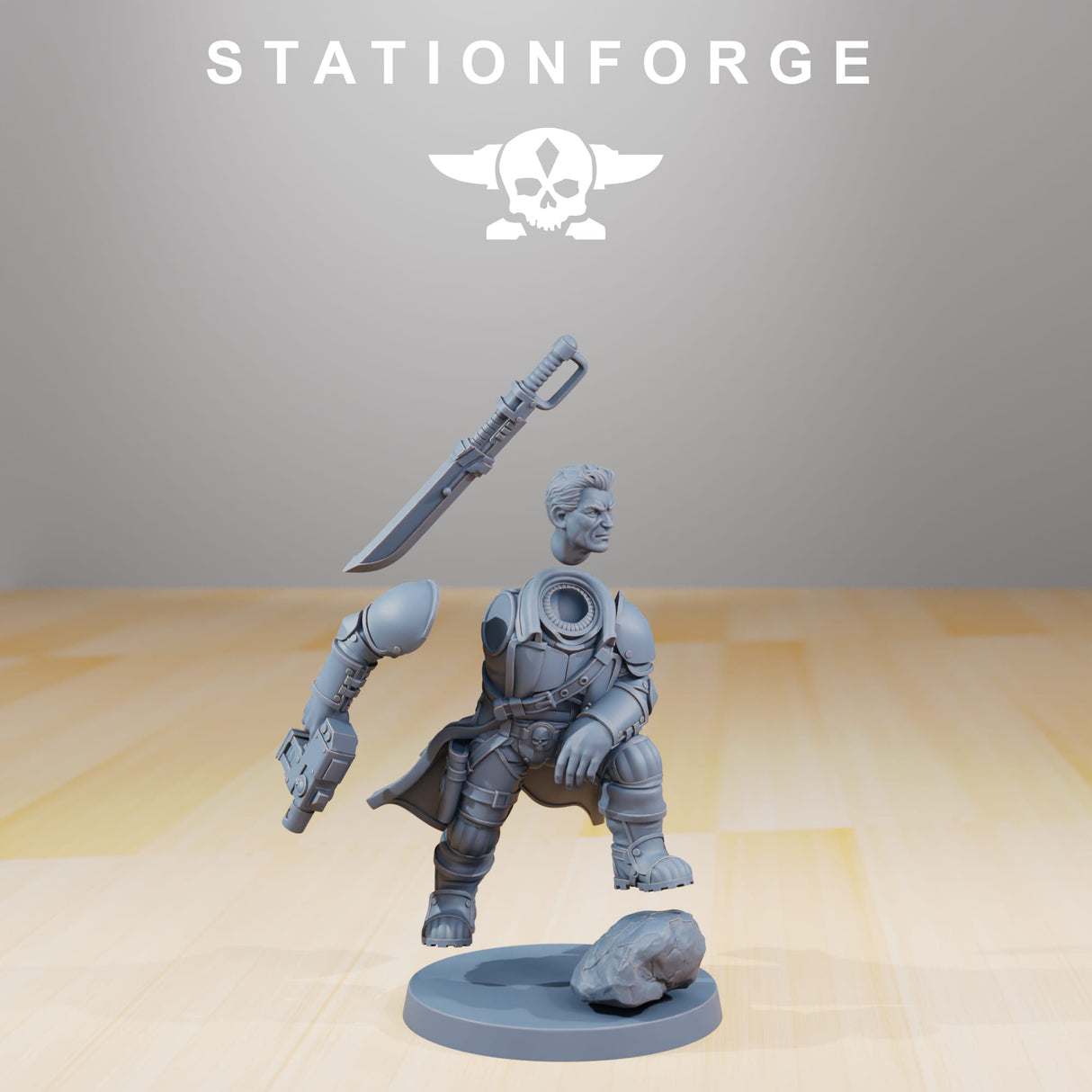 Tabletop Terrain Miniature Vaskar Colonel Mikhail