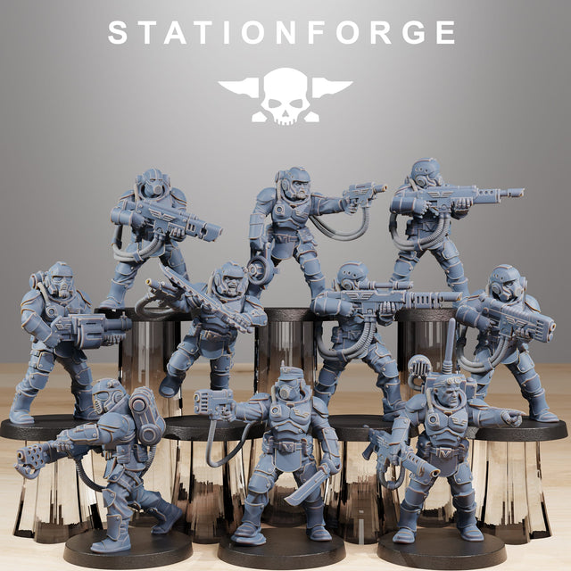 Tabletop Terrain Miniature Vaskar Commandos