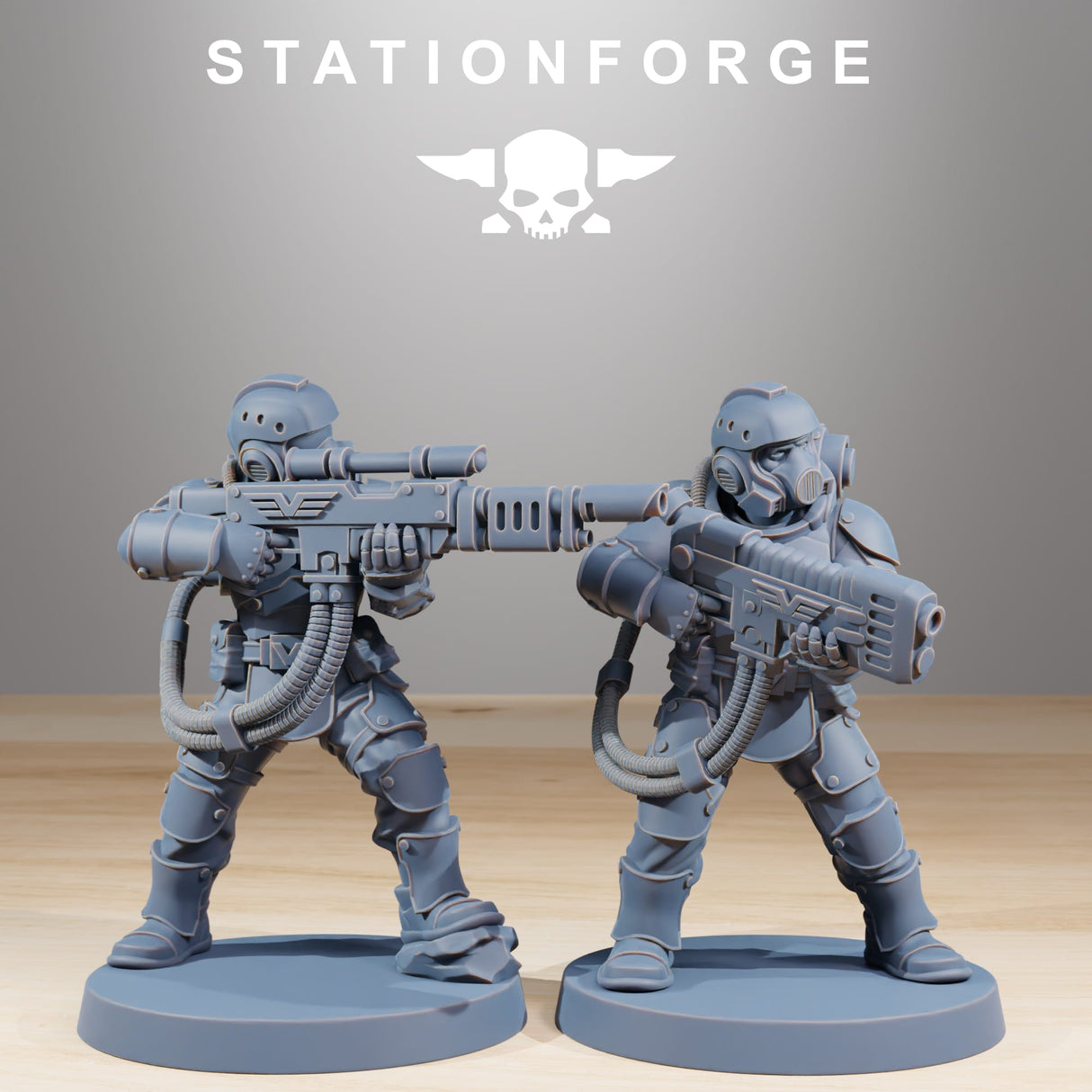 Tabletop Terrain Miniature Vaskar Commandos