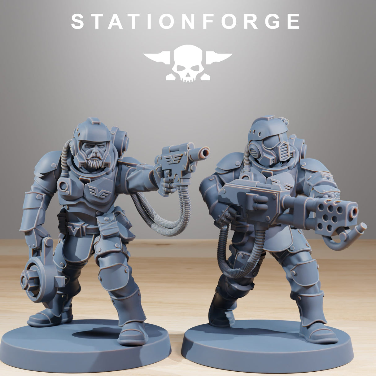 Tabletop Terrain Miniature Vaskar Commandos