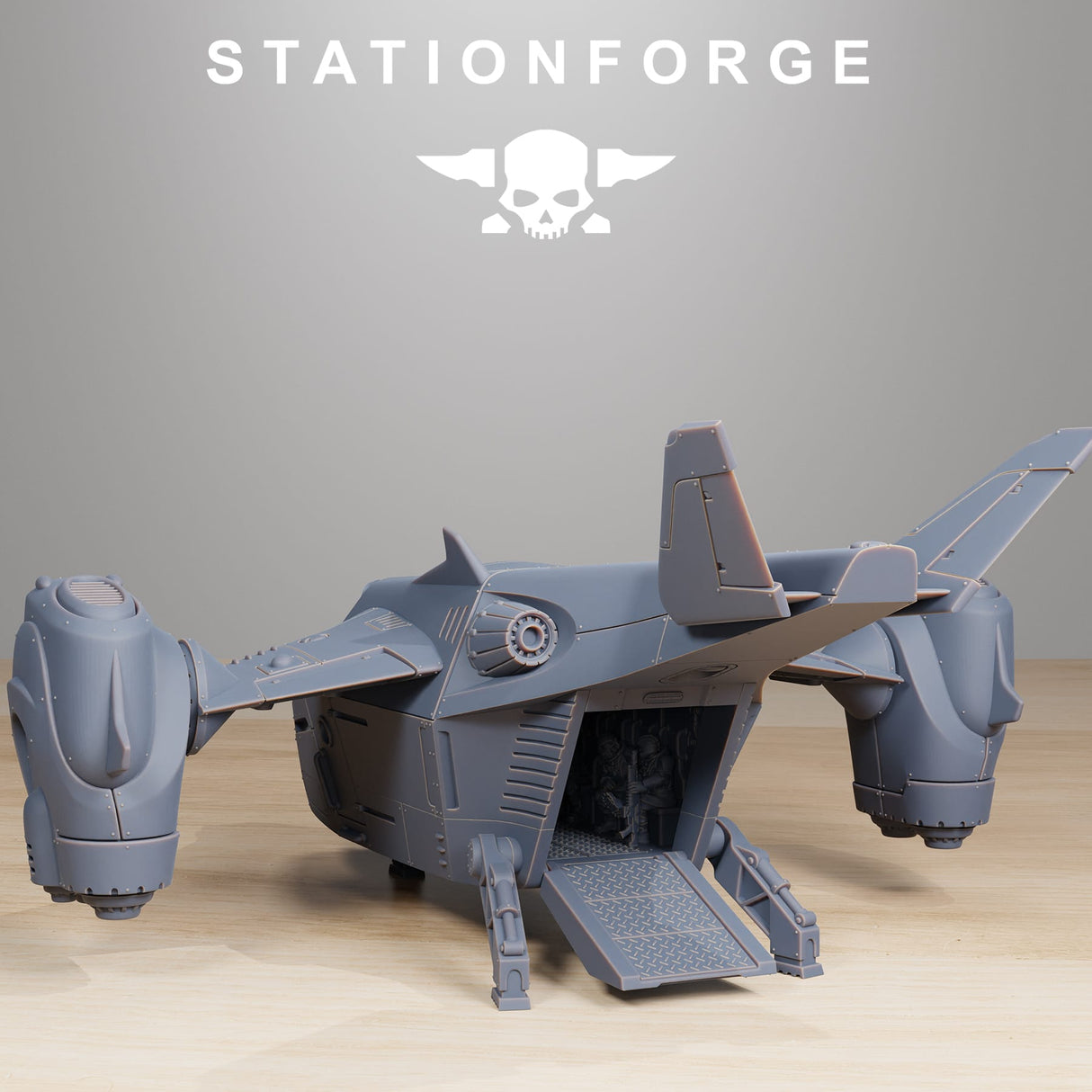 Tabletop Terrain Miniature Vaskar Dropship