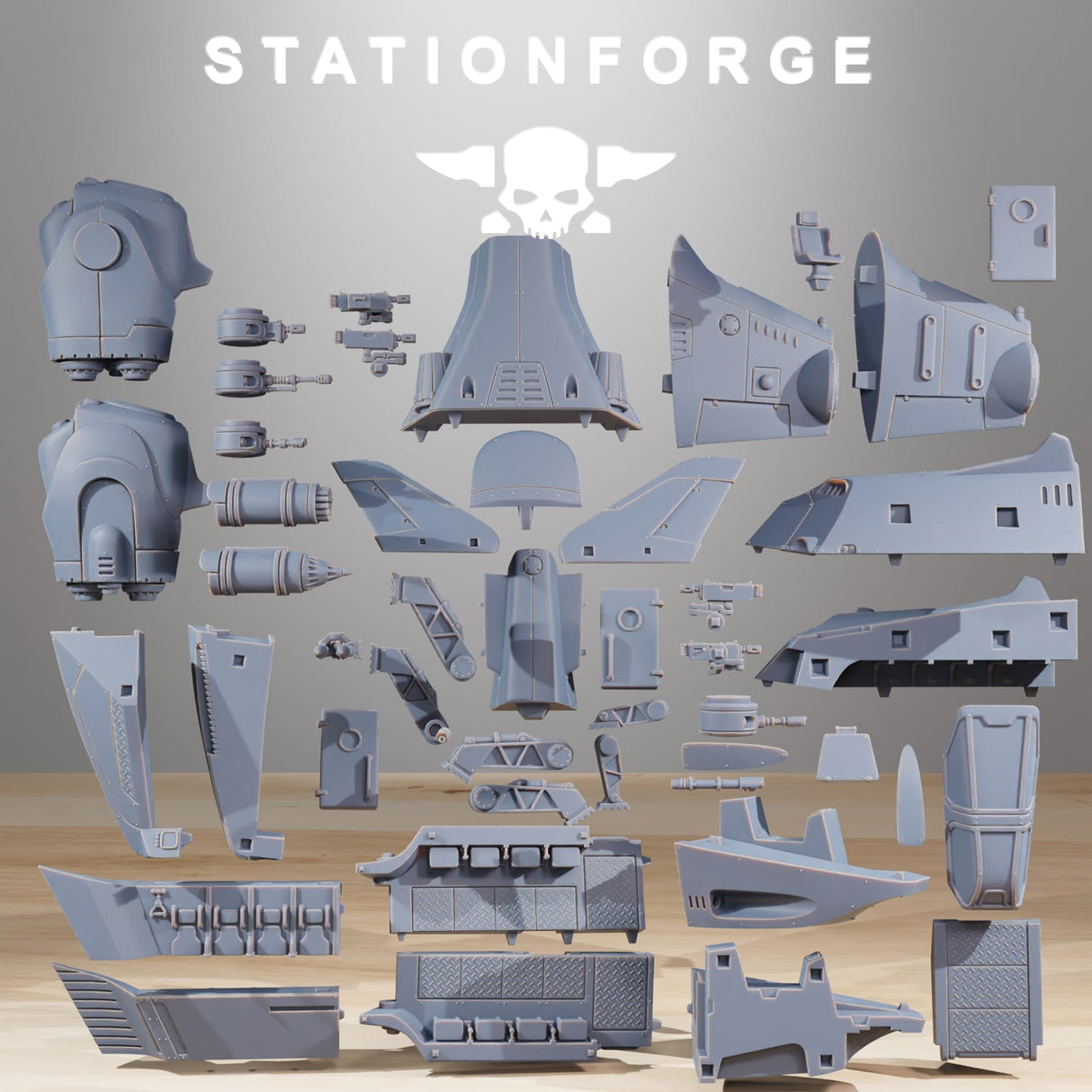 Tabletop Terrain Miniature Vaskar Dropship