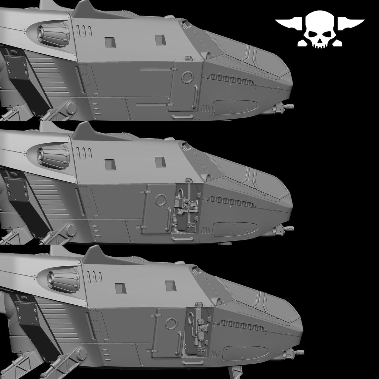 Tabletop Terrain Miniature Vaskar Dropship