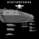Tabletop Terrain Miniature Vaskar Dropship