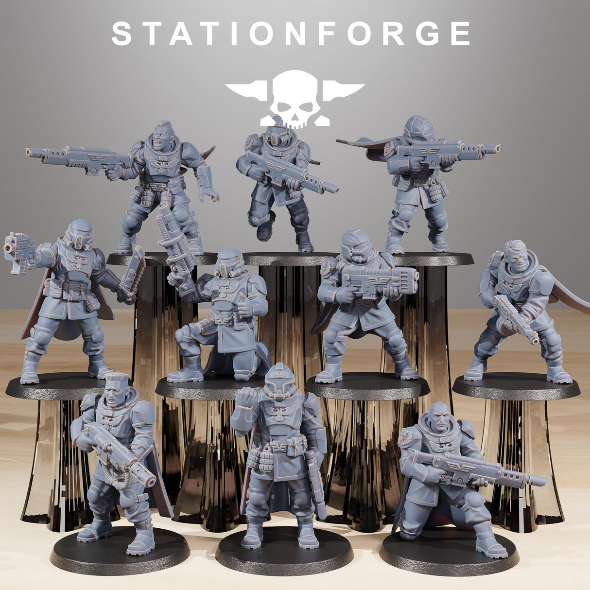 Tabletop Terrain Miniature Vaskar Freedom Fighters