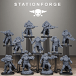 Tabletop Terrain Miniature Vaskar Heavy Squad