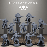 Tabletop Terrain Miniature Vaskar Heavy Squad