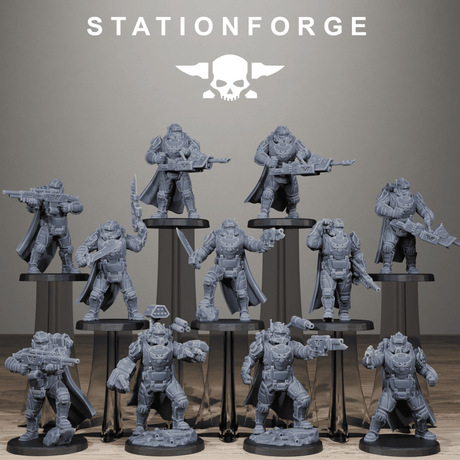 Tabletop Terrain Miniature Vaskar Heavy Squad